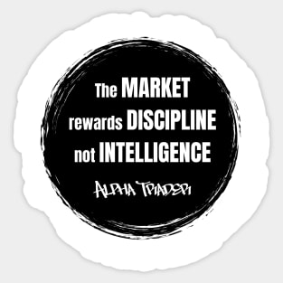 Trading Psychology Quote: Saying for Successful Investors Sticker